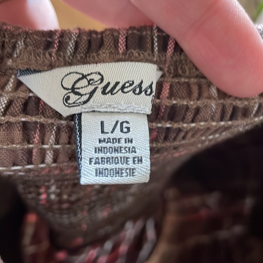 Plaid strapless Guess Dress - Picture 6 of 7